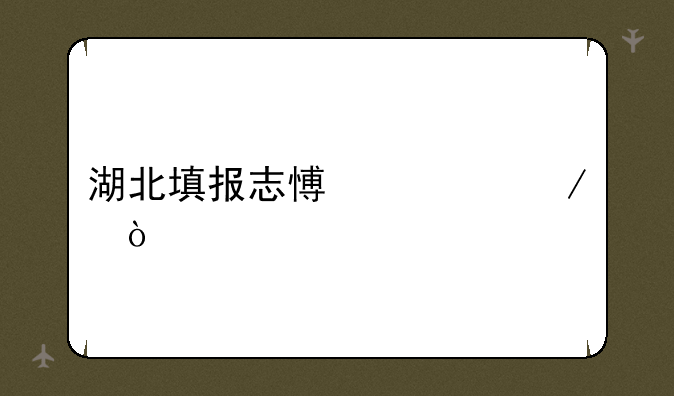 湖北填报志愿流程？
